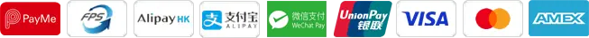Easy-Like 支援的安全付款方式，包含PayMe、FPS轉數快、AlipayHK、支付寶、微信支付、UnionPay銀聯、Visa、 Master與AE，提供香港最可靠的社群行銷服務結帳體驗。